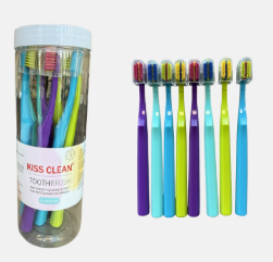 Orthodontic Adult Soft Bristle Manual Toothbrush in a Pack